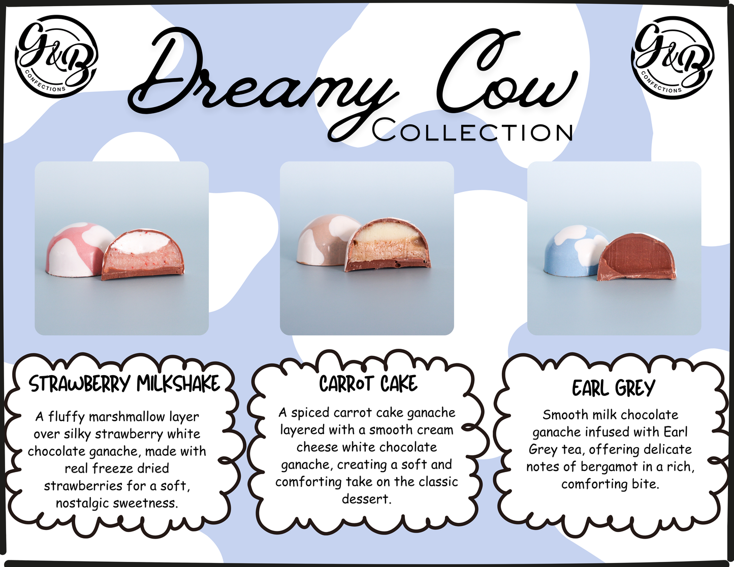 12 pc Dreamy Cow Collection